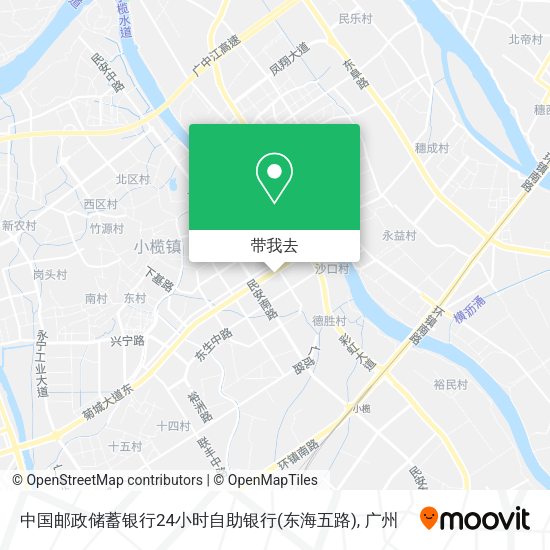 中国邮政储蓄银行24小时自助银行(东海五路)地图