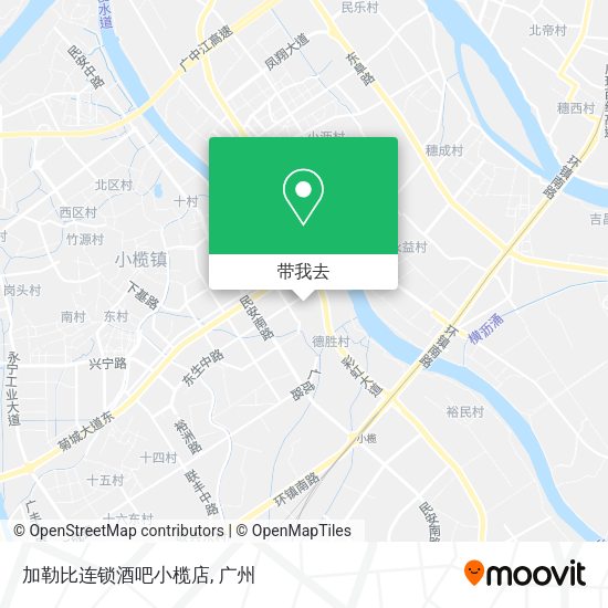加勒比连锁酒吧小榄店地图