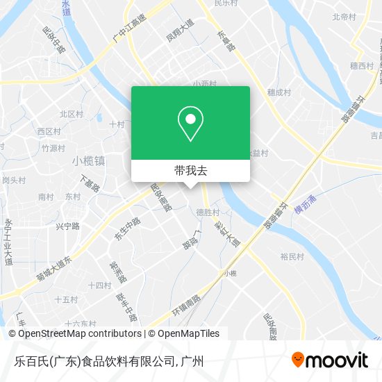 乐百氏(广东)食品饮料有限公司地图