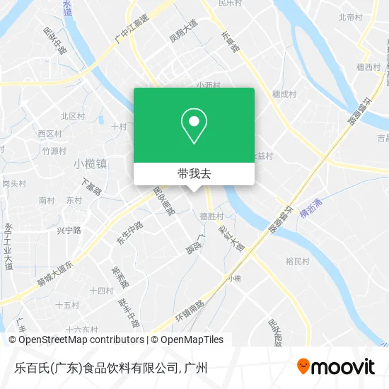 乐百氏(广东)食品饮料有限公司地图