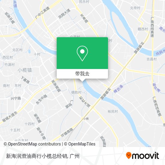 新海润滑油商行小榄总经销地图