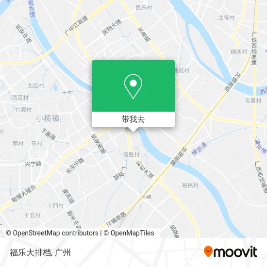 福乐大排档地图