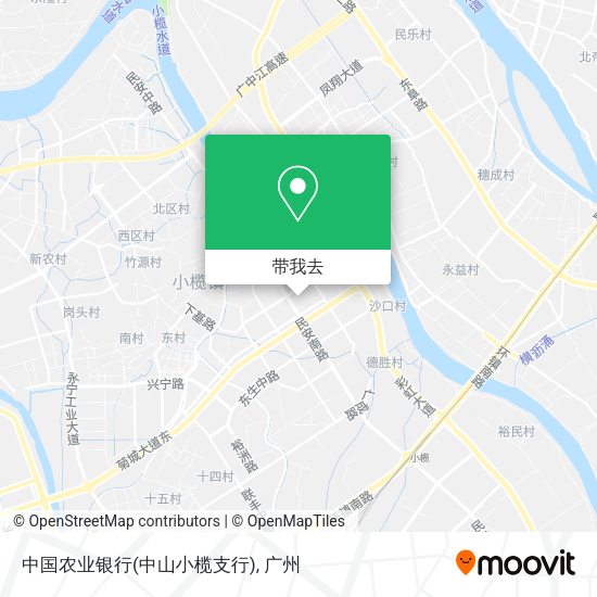 中国农业银行(中山小榄支行)地图
