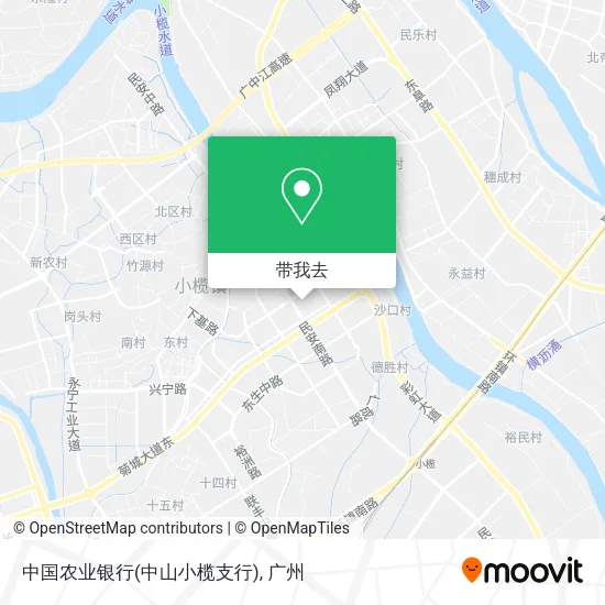 中国农业银行(中山小榄支行)地图