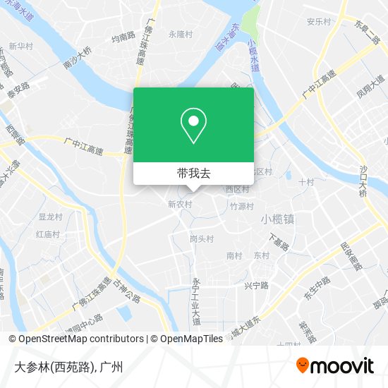 大参林(西苑路)地图