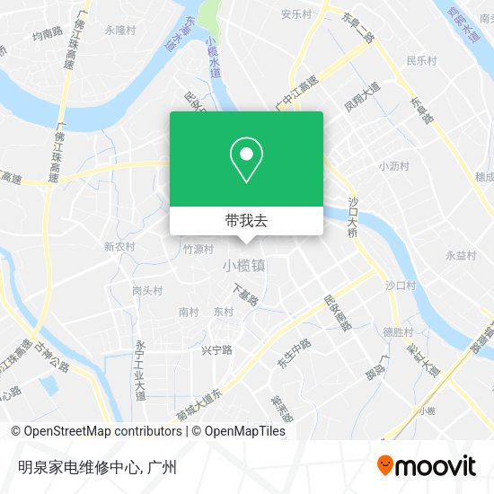 明泉家电维修中心地图