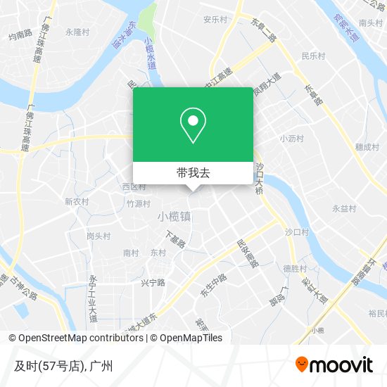 及时(57号店)地图