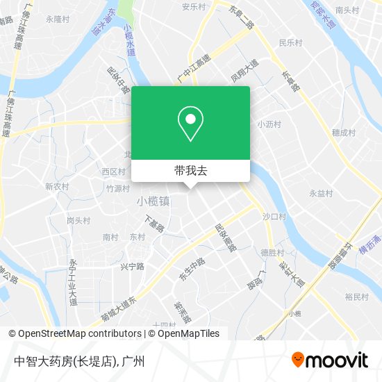 中智大药房(长堤店)地图