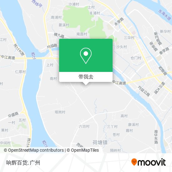 响辉百货地图