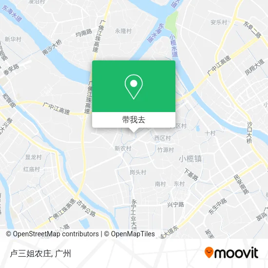 卢三姐农庄地图
