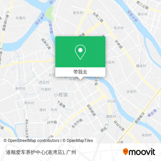 港顺爱车养护中心(港湾店)地图