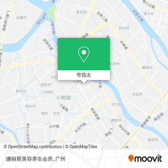娜丽斯美容养生会所地图