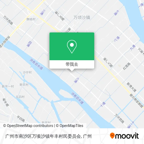 广州市南沙区万顷沙镇年丰村民委员会地图