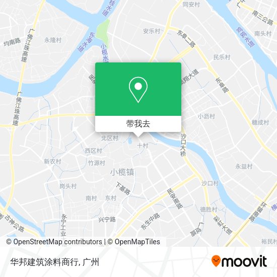 华邦建筑涂料商行地图