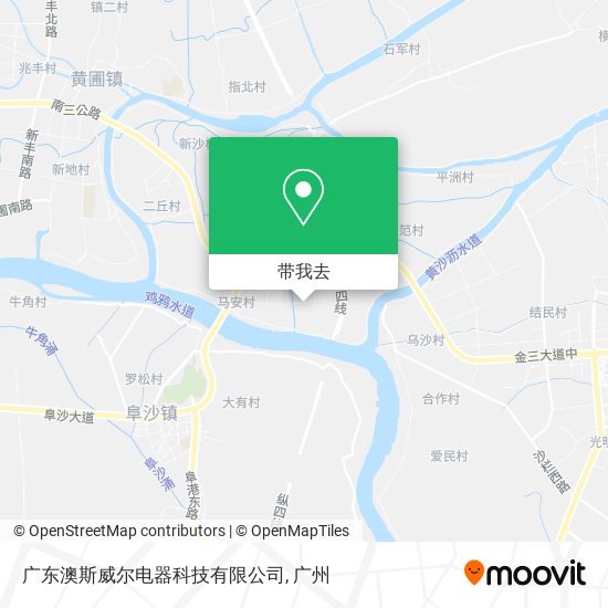广东澳斯威尔电器科技有限公司地图