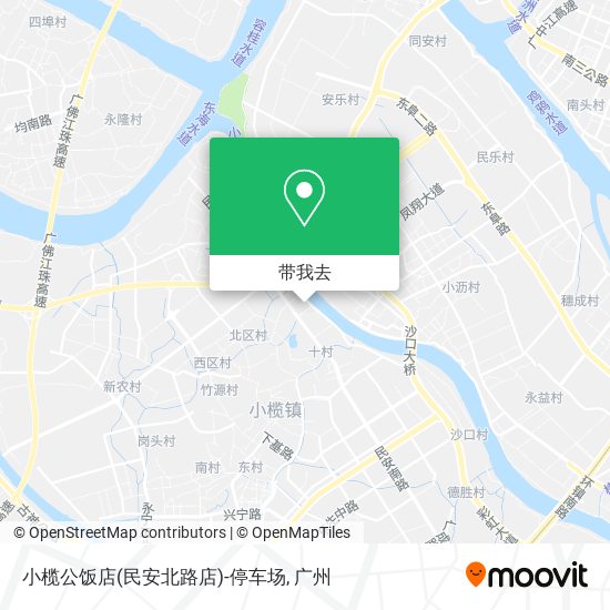 小榄公饭店(民安北路店)-停车场地图