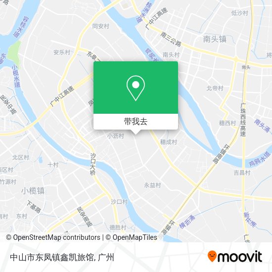 中山市东凤镇鑫凯旅馆地图