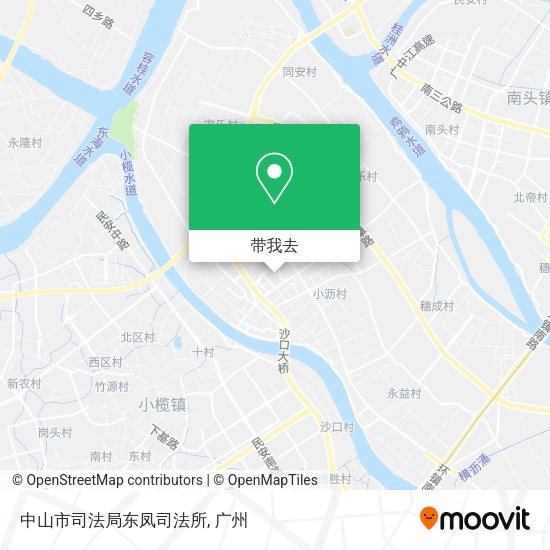 中山市司法局东凤司法所地图