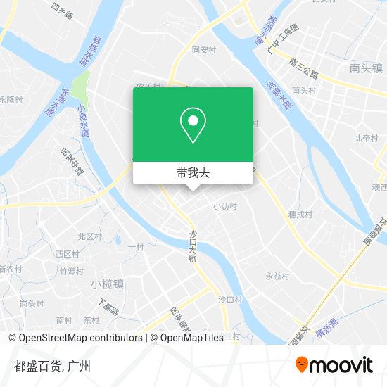 都盛百货地图