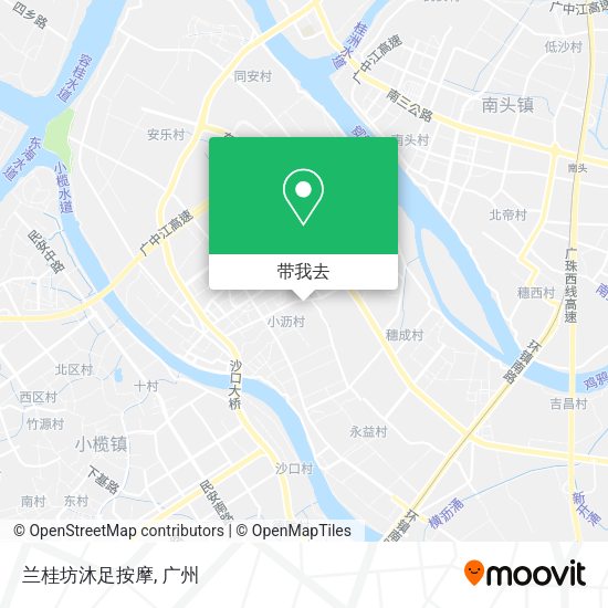 兰桂坊沐足按摩地图
