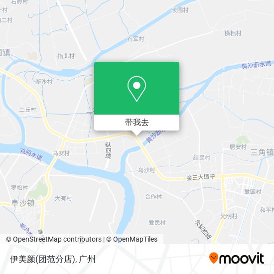 伊美颜(团范分店)地图