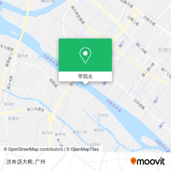 洪奇沥大桥地图