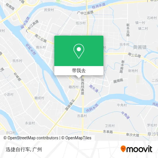 迅捷自行车地图