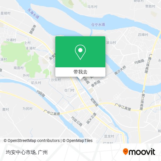 均安中心市场地图