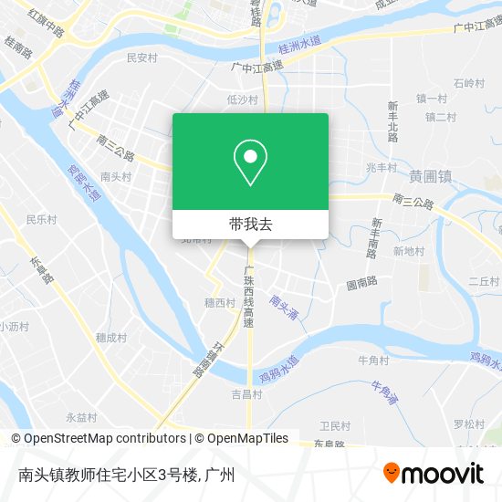 南头镇教师住宅小区3号楼地图