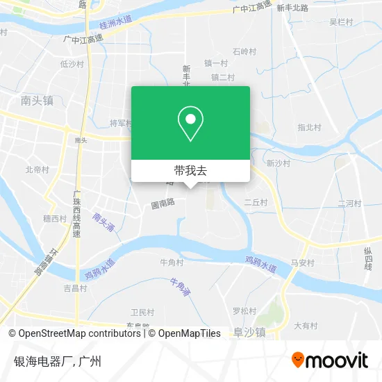 银海电器厂地图