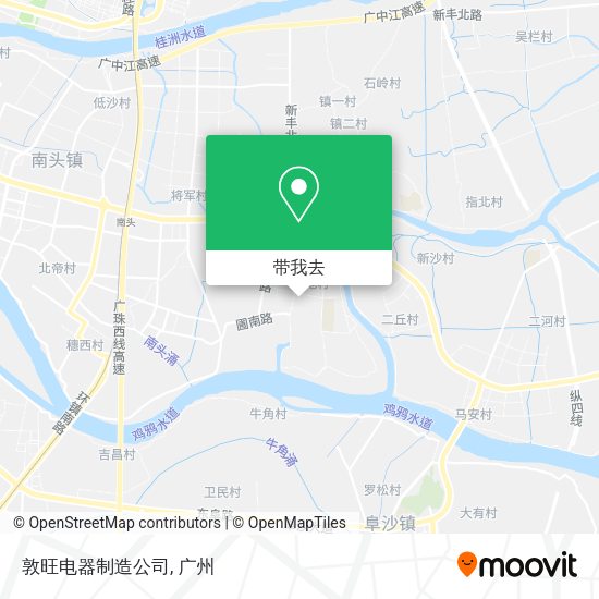 敦旺电器制造公司地图