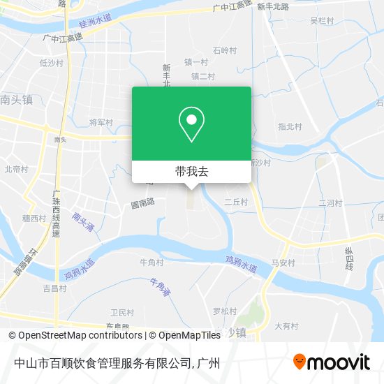 中山市百顺饮食管理服务有限公司地图