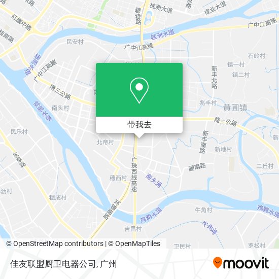 佳友联盟厨卫电器公司地图