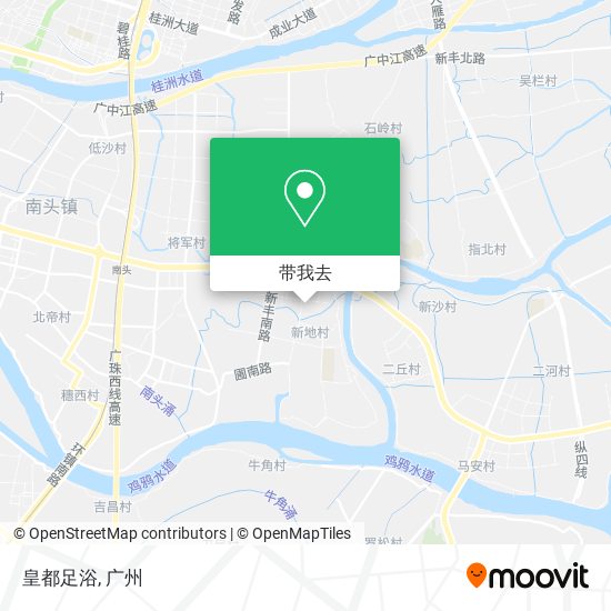 皇都足浴地图