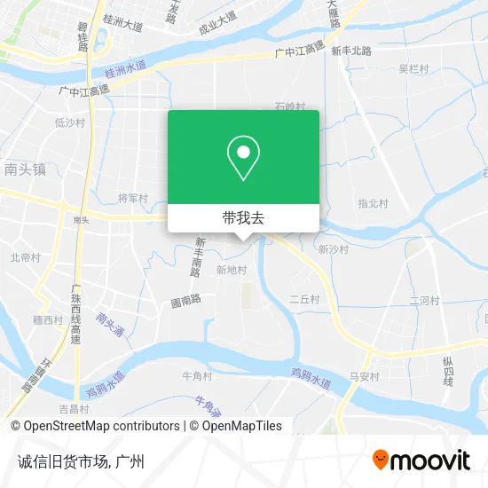 诚信旧货市场地图