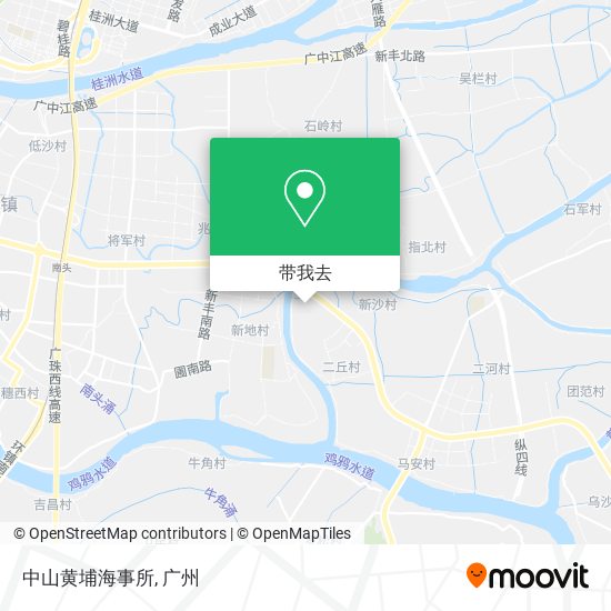 中山黄埔海事所地图