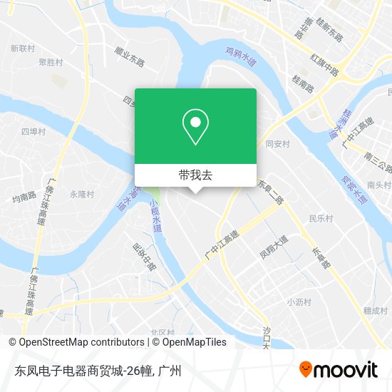 东凤电子电器商贸城-26幢地图