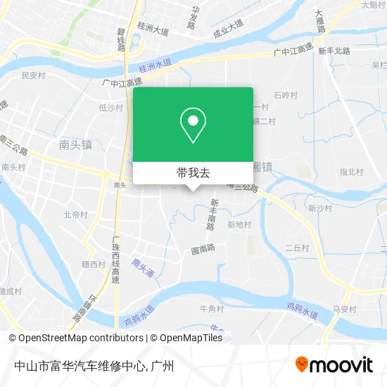 中山市富华汽车维修中心地图