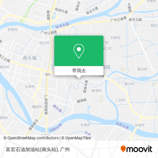 富宏石油加油站(南头站)地图