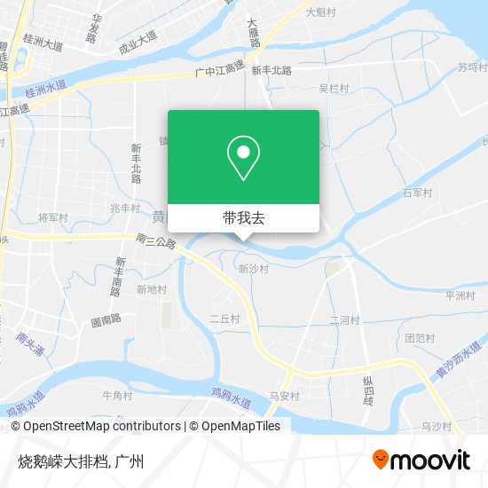 烧鹅嵘大排档地图
