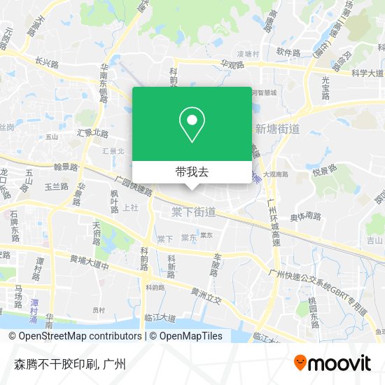 森腾不干胶印刷地图