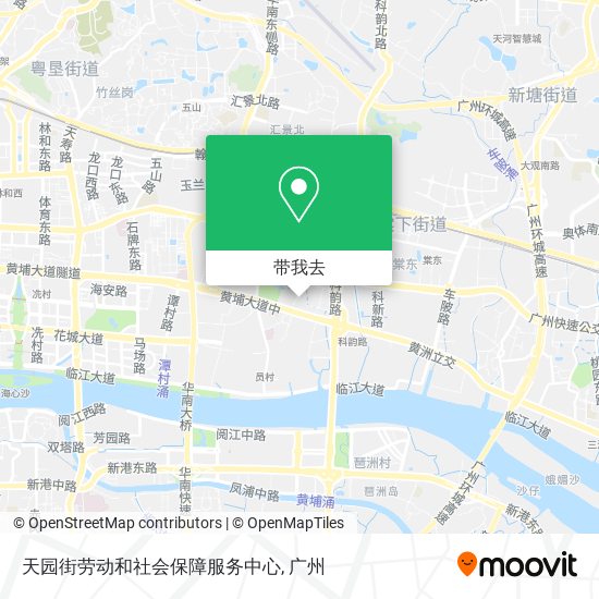 天园街劳动和社会保障服务中心地图