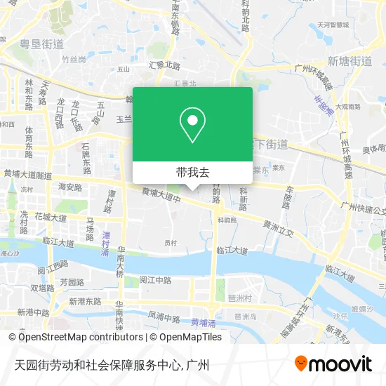 天园街劳动和社会保障服务中心地图