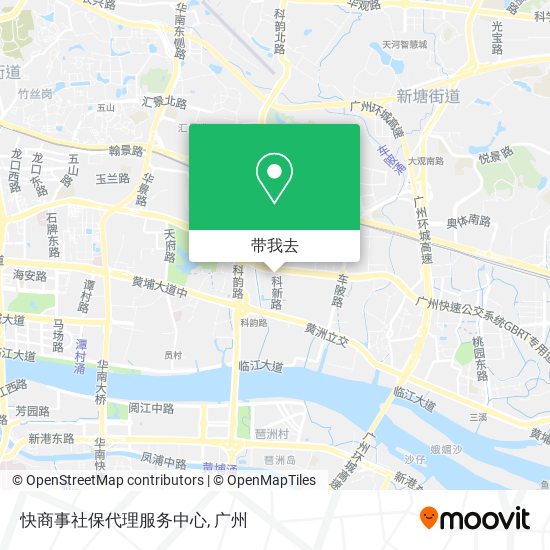 快商事社保代理服务中心地图