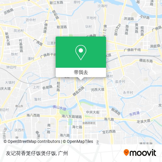 友记荷香笼仔饭煲仔饭地图
