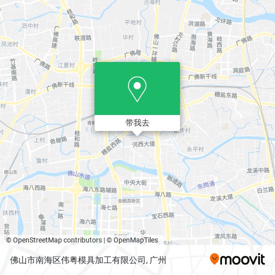 佛山市南海区伟粤模具加工有限公司地图