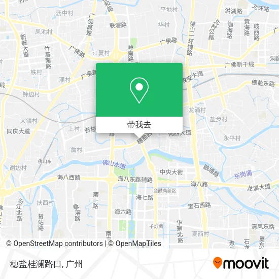 穗盐桂澜路口地图