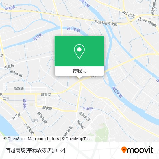 百越商场(平稳农家店)地图