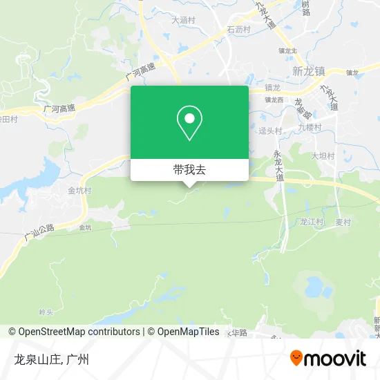 龙泉山庄地图