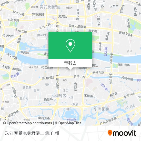 珠江帝景克莱君殿二期地图
